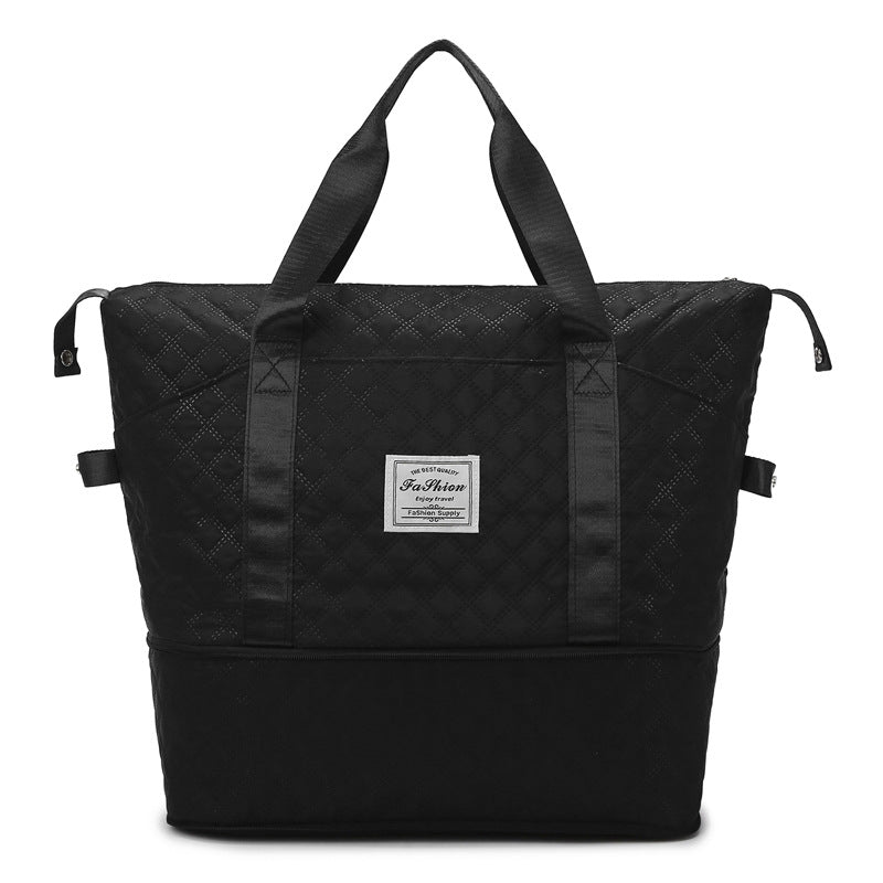 Dry Wet Separation Rhombus Pending Portable Pouch Bags