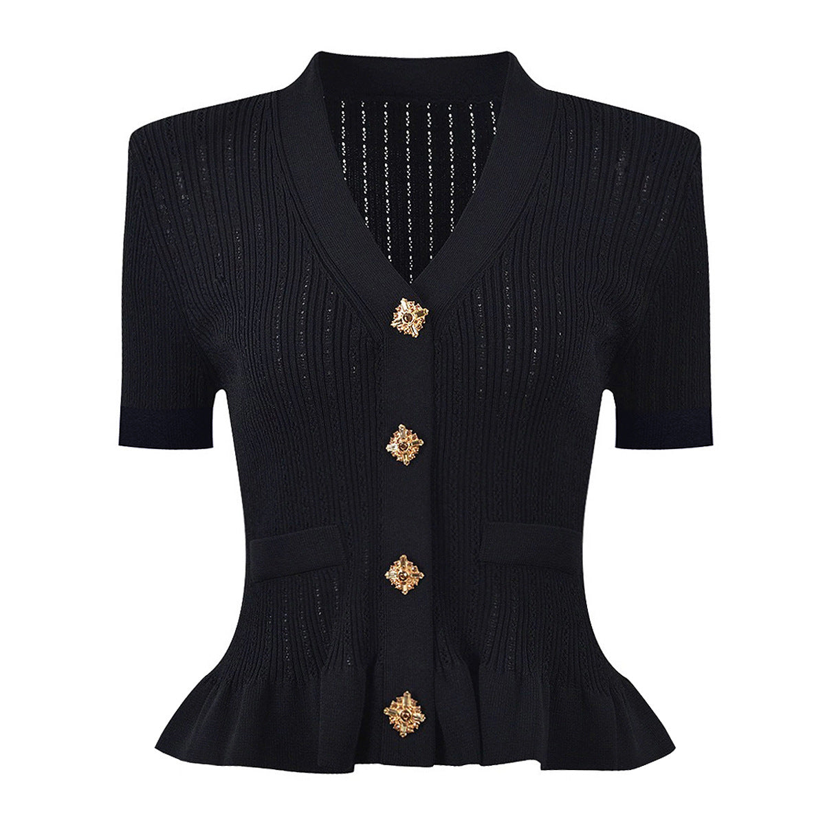 Women's Version Versatile Sleeve Knitted Tup Fishtail Suits