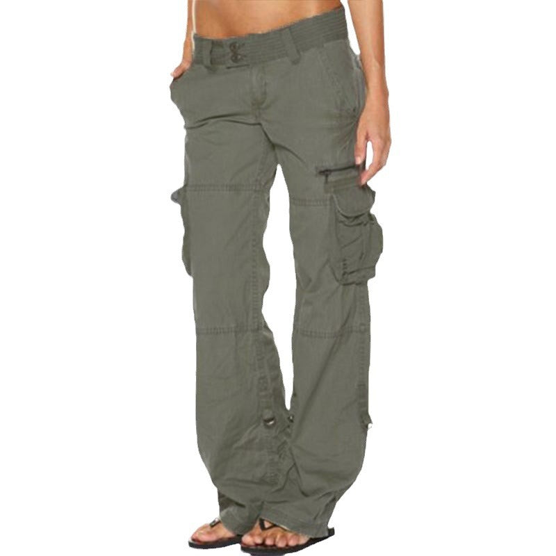 Women's Retro French Wide Leg Casual Loose Pants