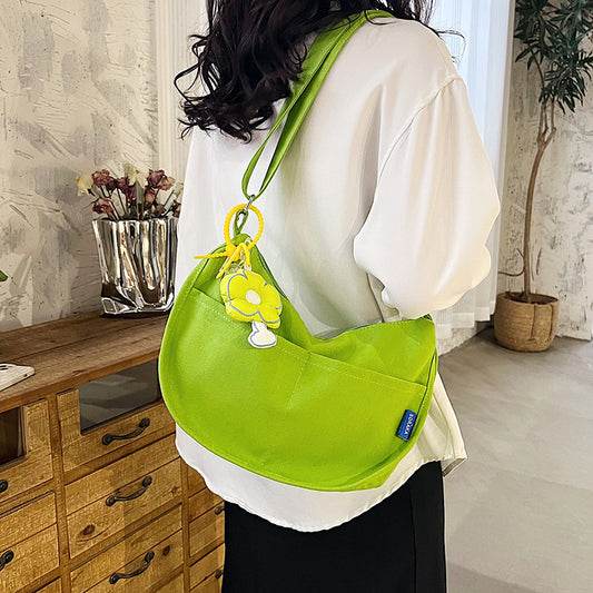 Women's Niche Canvas Yoga Simple Versatile One Bags