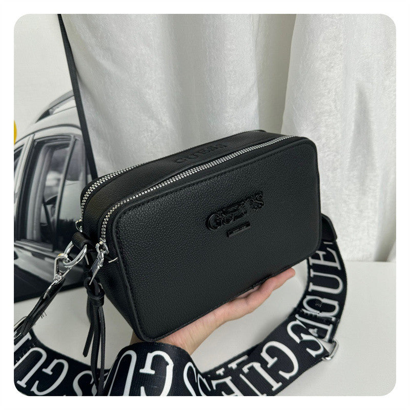 Fashion Letter Wide Strap Versatile Spray Bags
