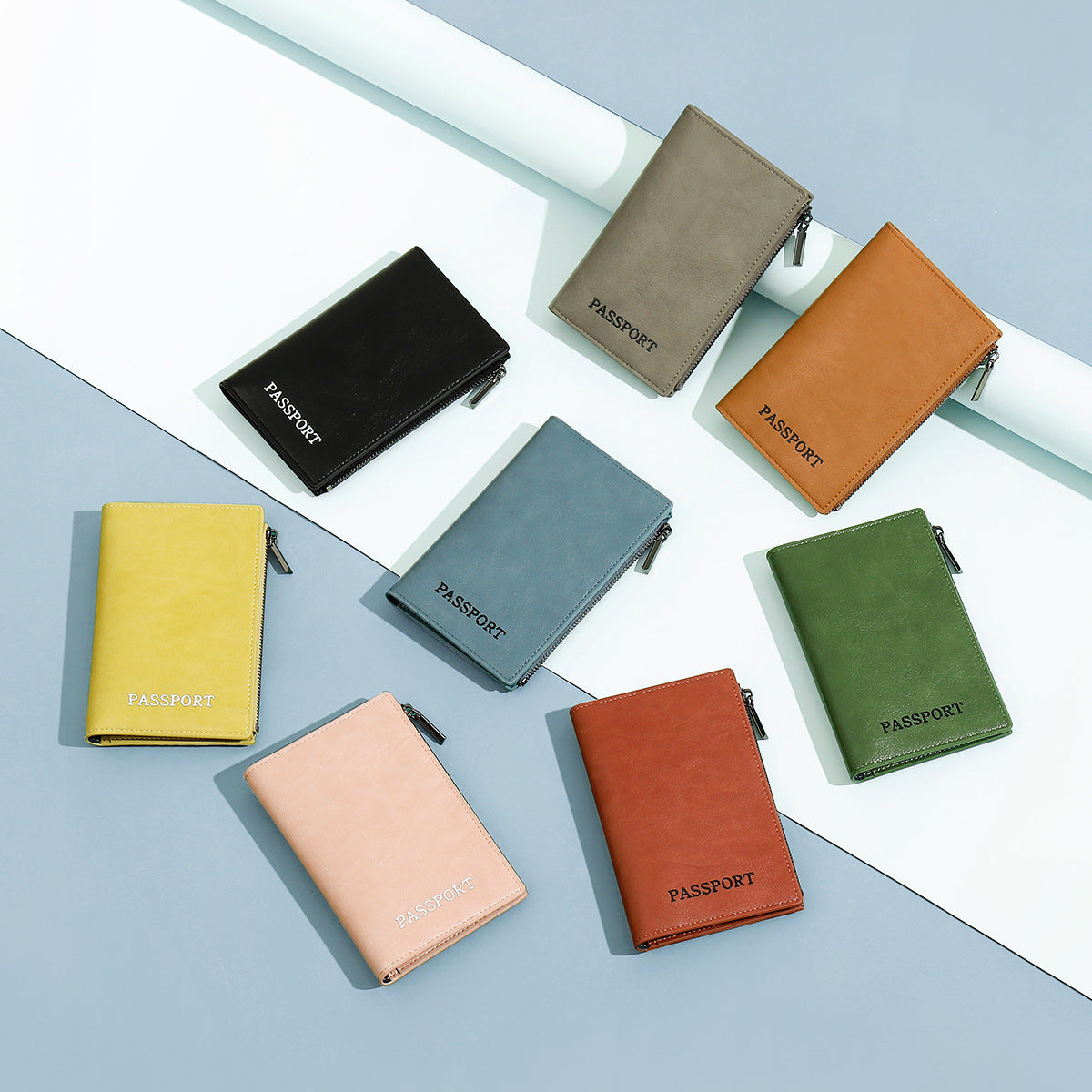 Portable Passport Large Capacity Zipper Storage Bags