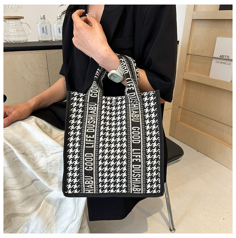 Women's Korean Fashion Retro Portable Lunch Box Bags