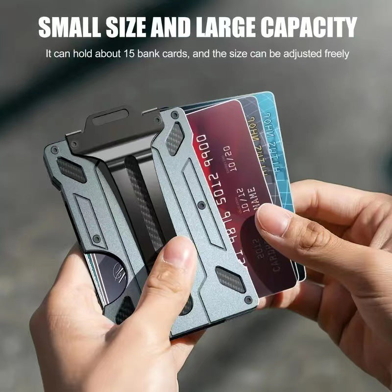 Work Permit Aluminum Alloy Clamp Metal Card Holder