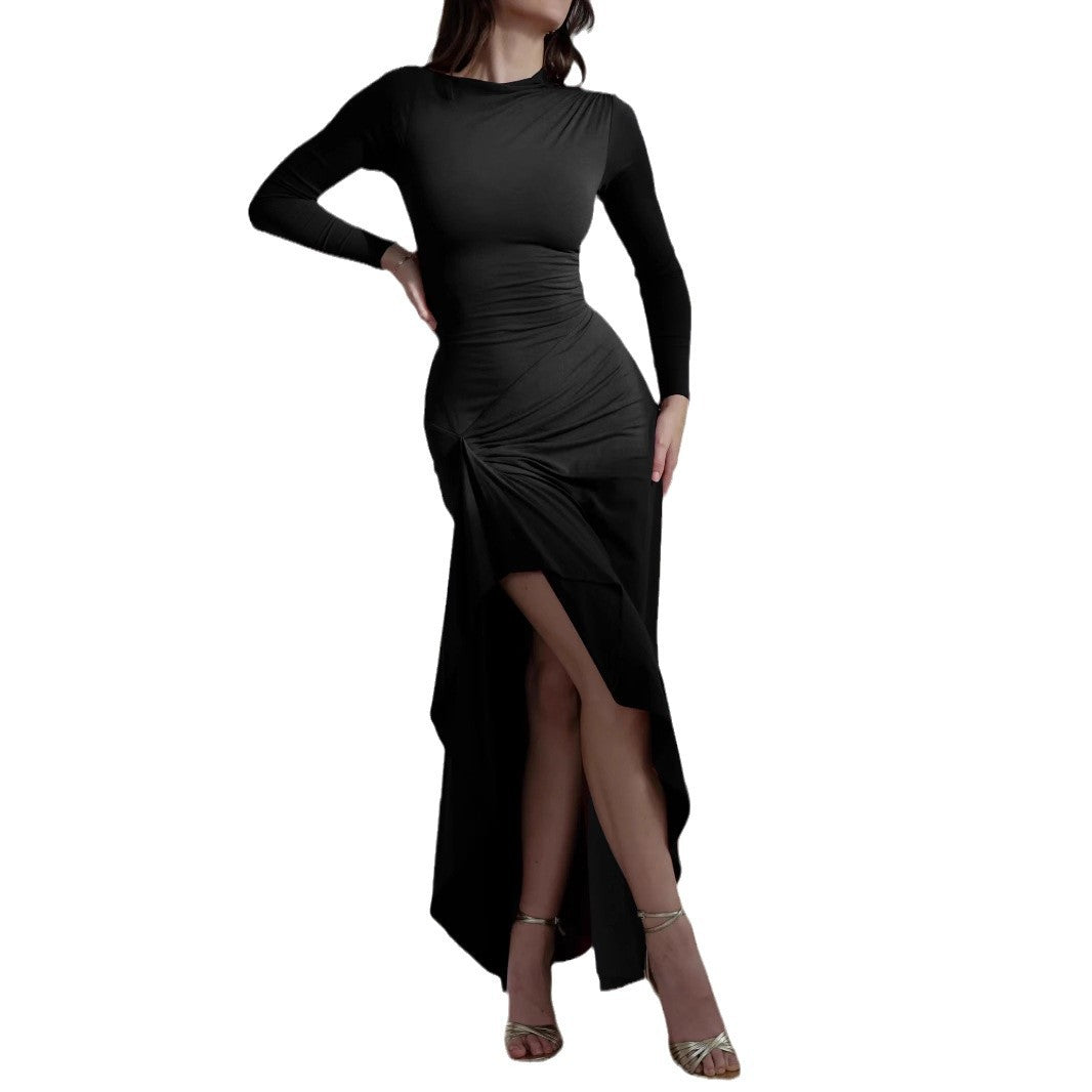 Sleeve Slim Fit Fashion Dress Casual Dresses