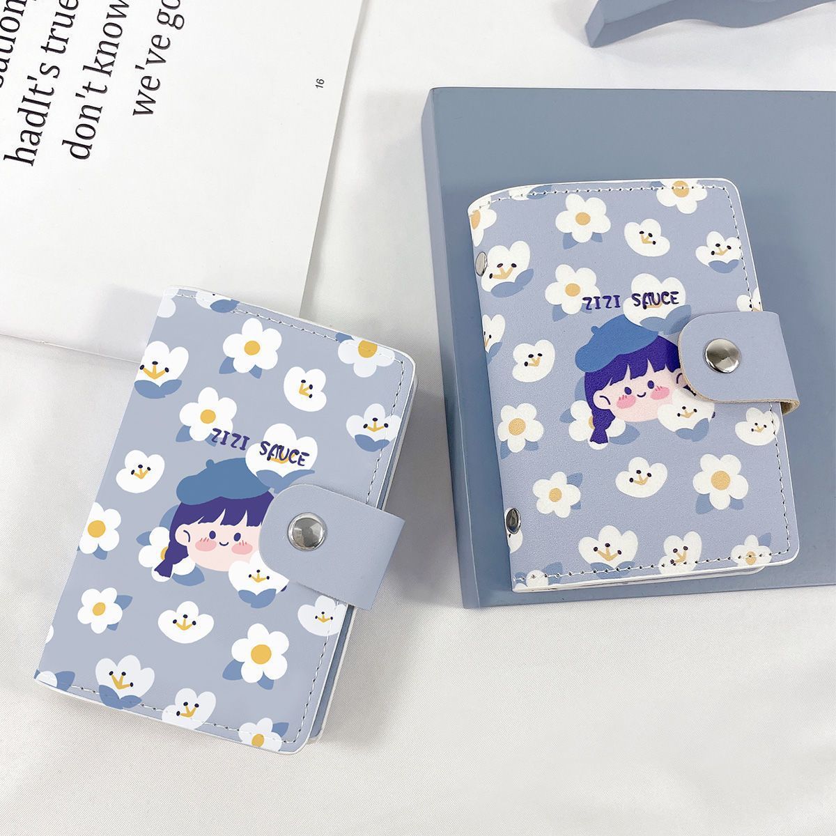 Women's Popular Cute Compact Multiple Slots Large Capacity Card Holder