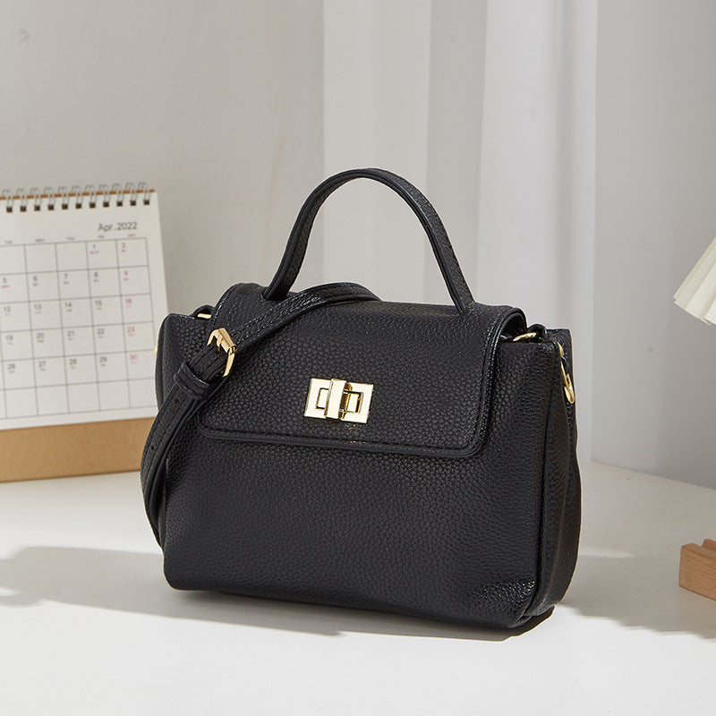 Women's Summer Retro Solid Color Commuter Handbags