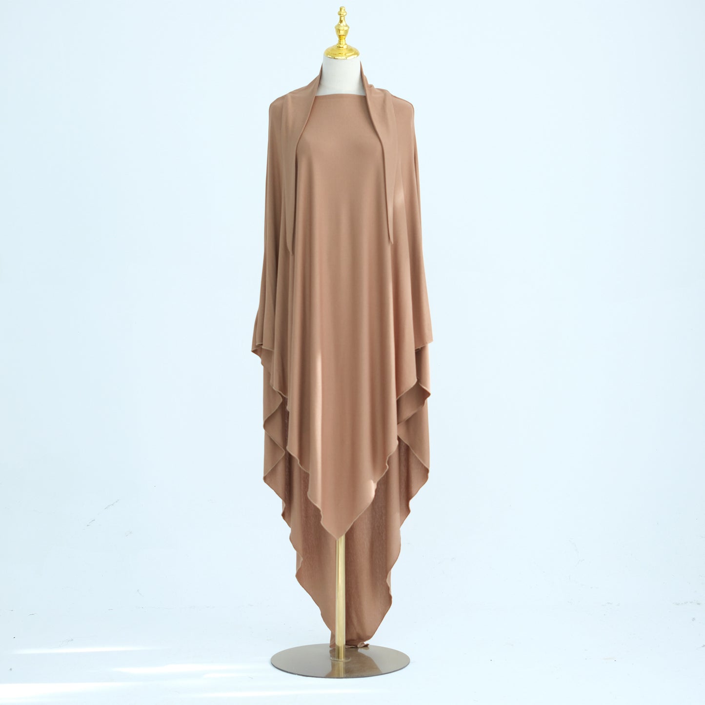 New Comfortable Solid Color Big Scarf Dresses
