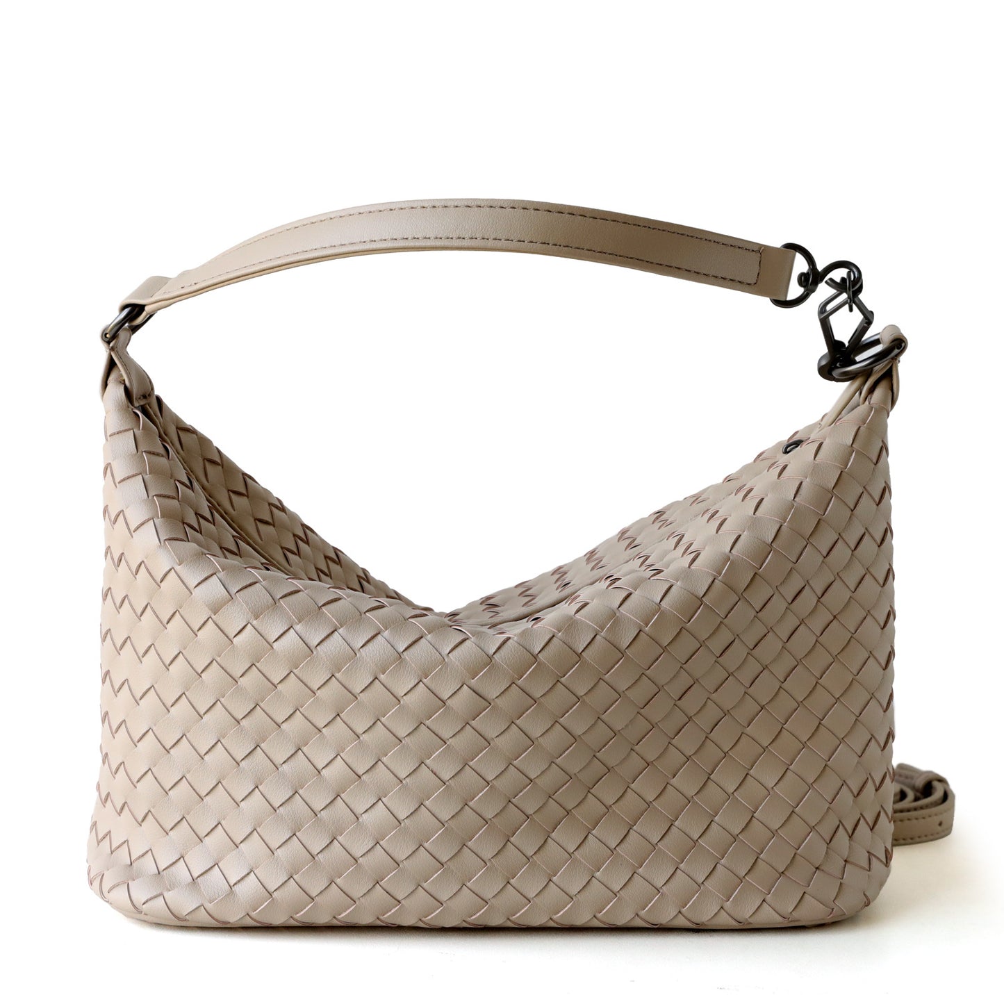 Unique Niche Cowhide Hand-woven Dumpling Hand Bags