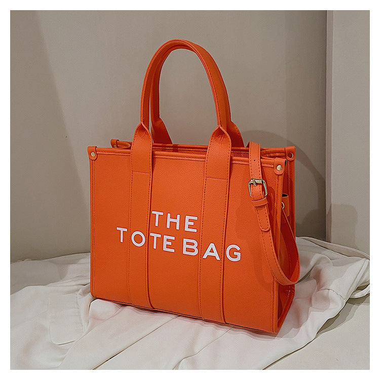 Women's Large Capacity Fashion Single Letter Shoulder Bags