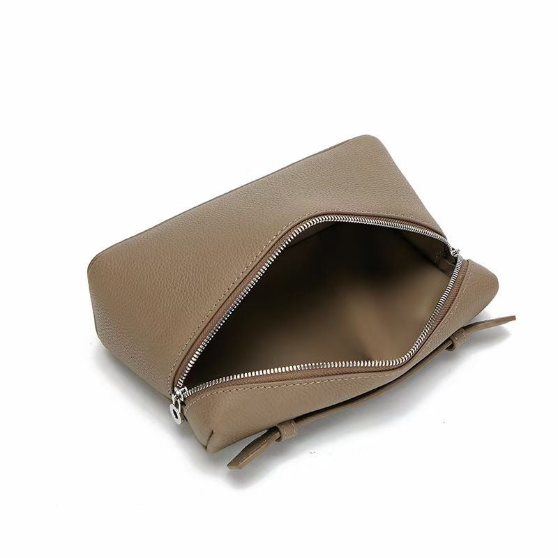 Women's Lunch Box First Layer Cowhide Genuine Handbags