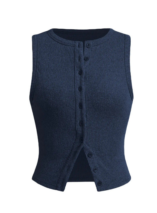 Women's Summer Slim Fit Sleeveless Waistcoat Women's Vest