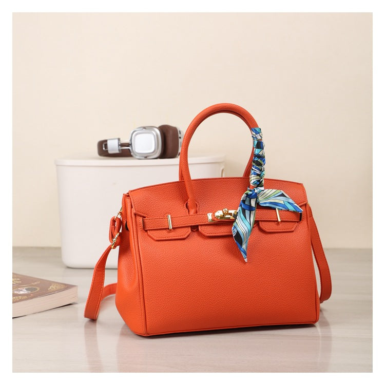 Versatile Women's Kelly Silk Scarf Twist Crossbody Bags