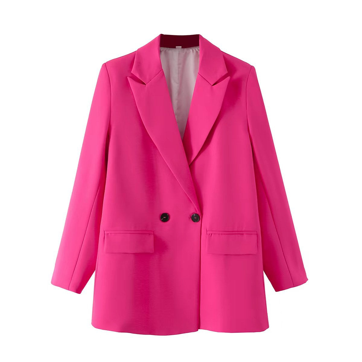 Women's Elegant Color Fashion Light Gray Blazers