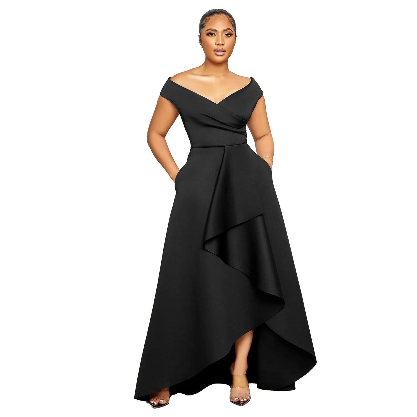 Sexy Solid Color Sleeveless Large Swing Suits