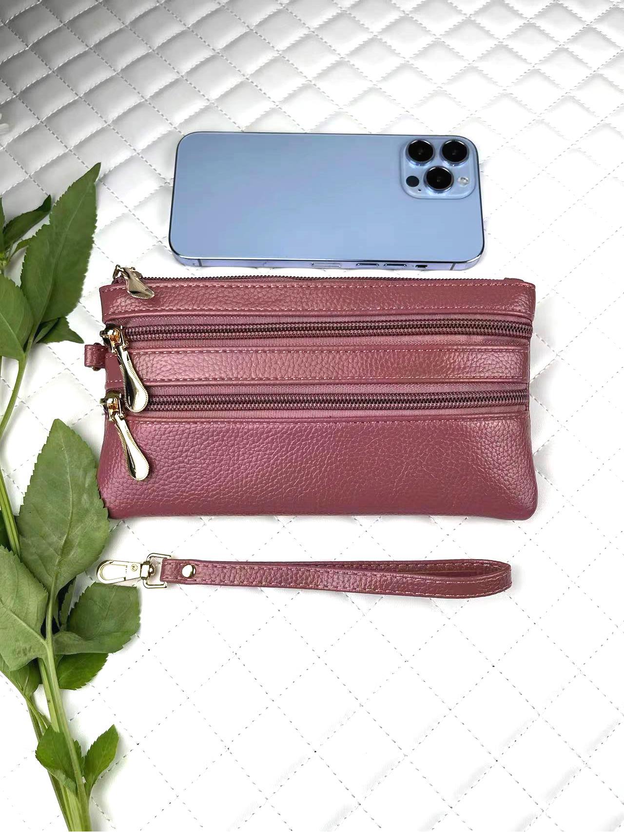 Women's Large Capacity Mobile Clutch Soft Long Phone Bags