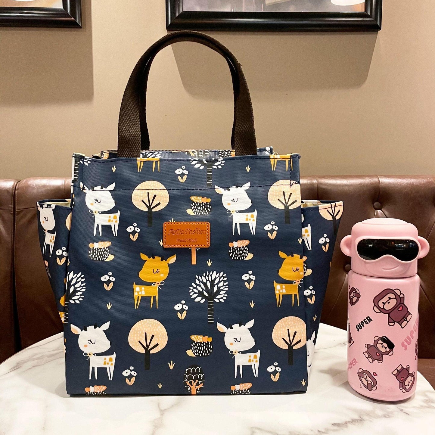 Korean Style Portable Versatile Fashion Cartoon Handbags