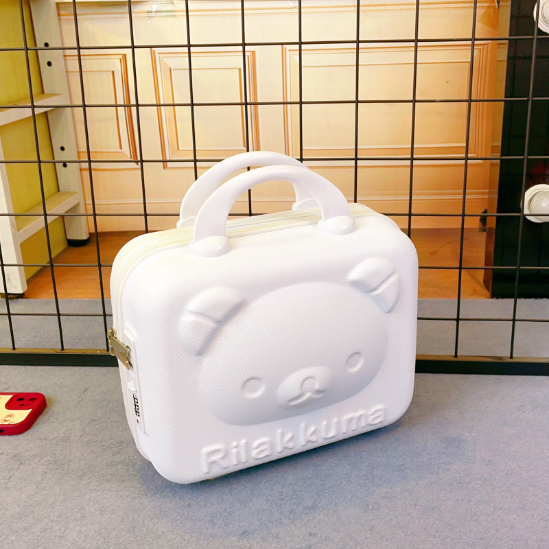 Makeup Box Cartoon Cute Password Convenient Travel Bags