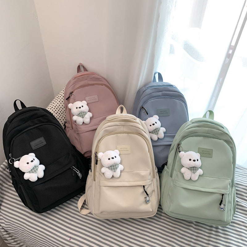 Female Junior High College Large Capacity Middle School Students' Schoolbags