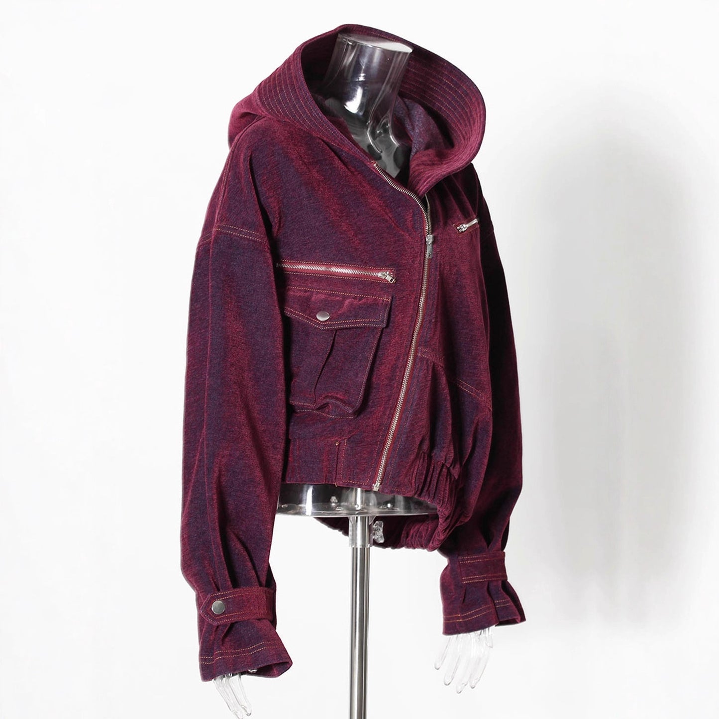 Women's Asymmetric Denim For Spring Autumn Super Nice Design Jackets