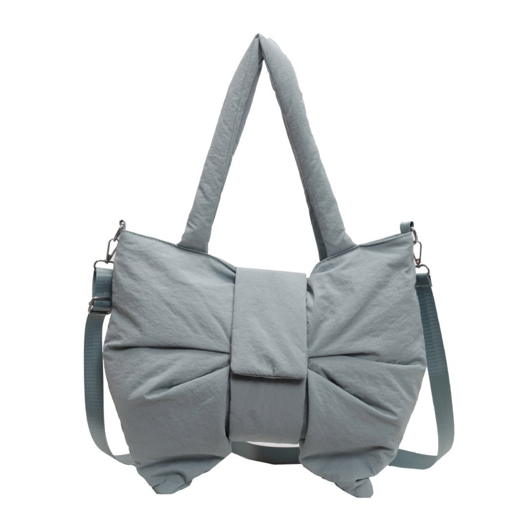 Women's Style Bow Nylon Cloth Class Canvas Bags