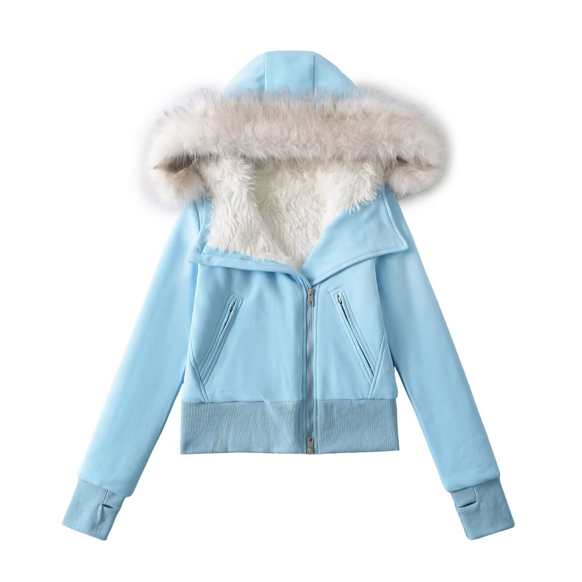 Women's Hot High Sense Big Fur Collar Sweaters