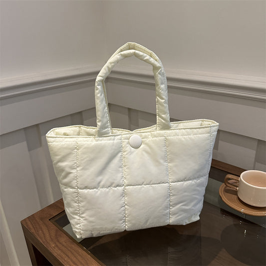 Korean Style Cotton Clothes Large Capacity High Tote Bags