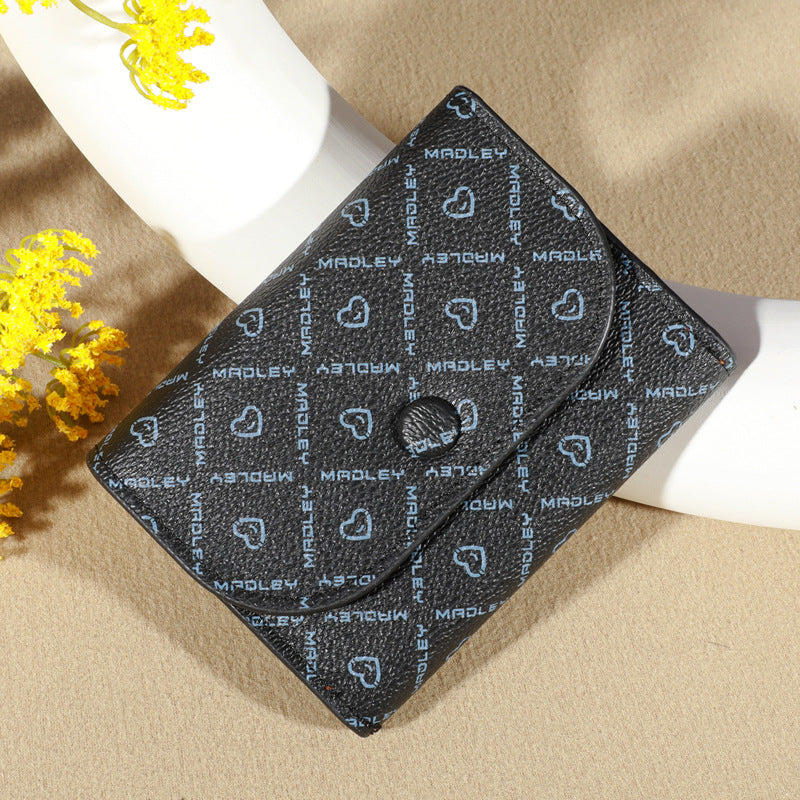 Women's Letter Love Pattern Cloth Clutch Ladies Wallets