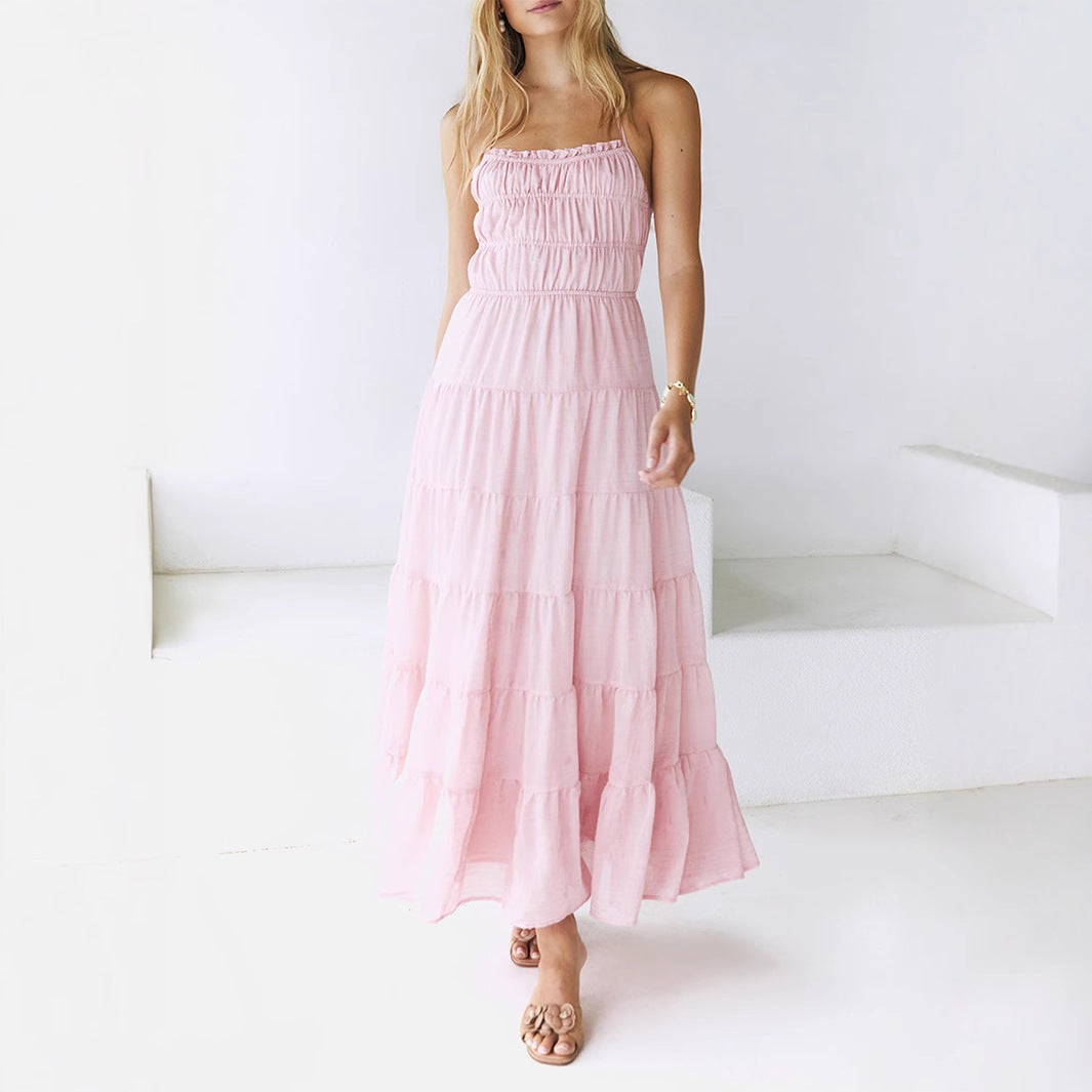 Women's Holiday Casual Style Sexy Halter For Dress