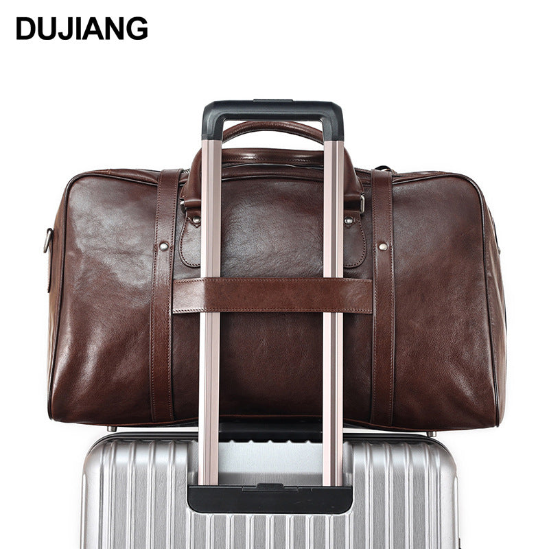 First Layer Cowhide High-grade With Tag Travel Bags