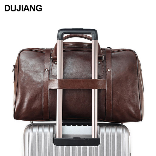 First Layer Cowhide High-grade With Tag Travel Bags