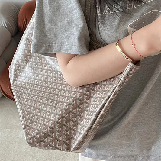 Teeth Weeks Limited Gray Pink Shopping Shoulder Bags