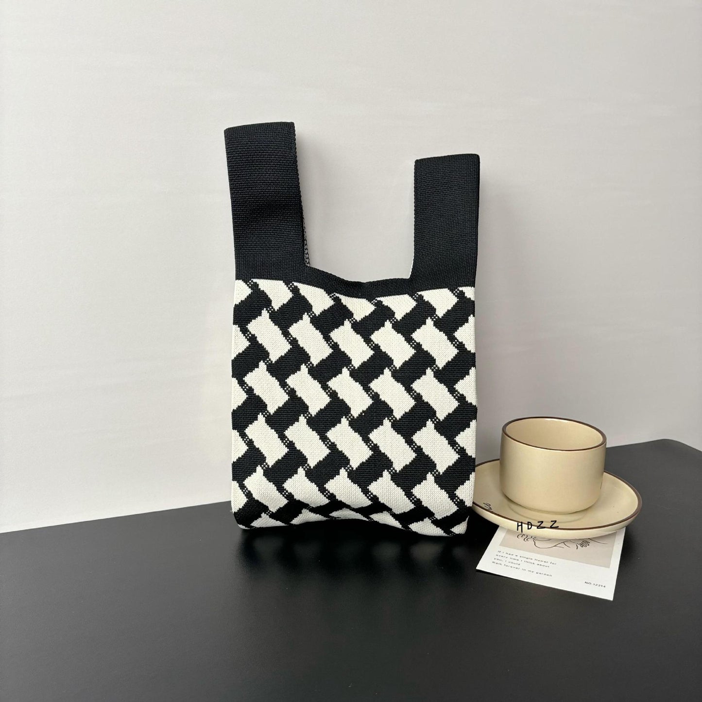 Cartoon Wrist Large Capacity Minority Hand Handbags
