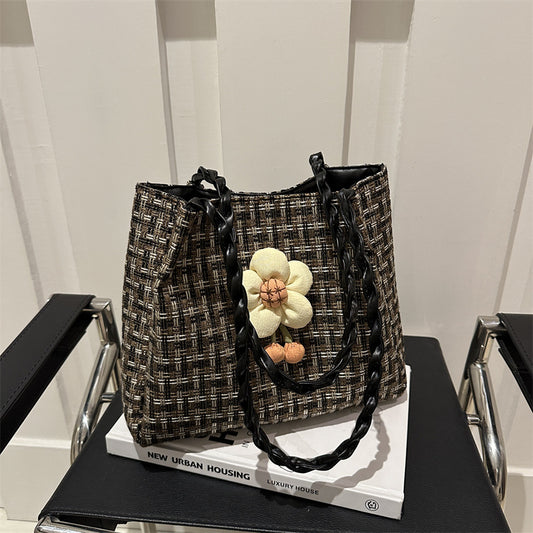 Women's Woven Straw Large Capacity Summer Portable Shoulder Bags