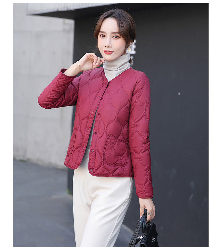 Women's Down Liner Bottoming Western Style Warm Jackets