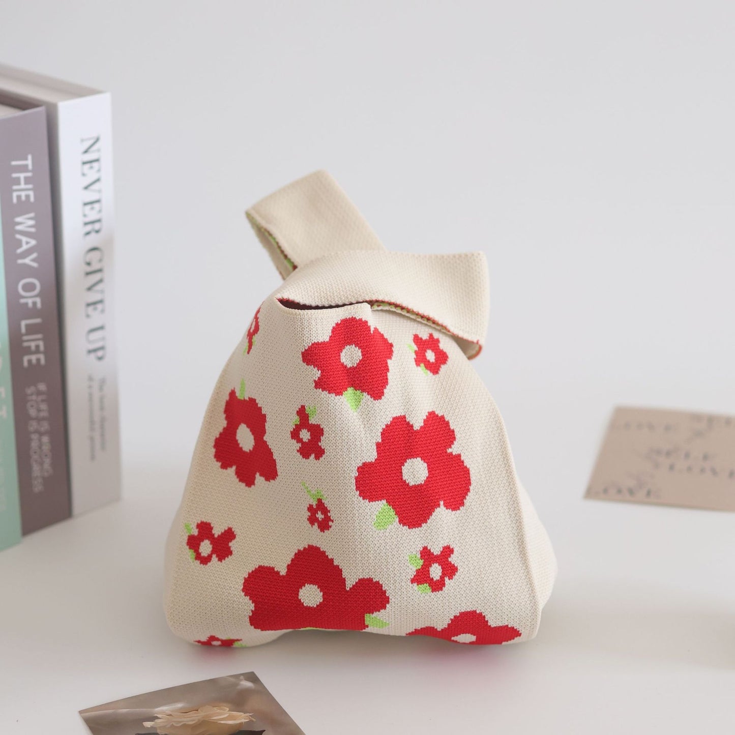 Women's Stylish Knitted Woven Vest Simple Handbags