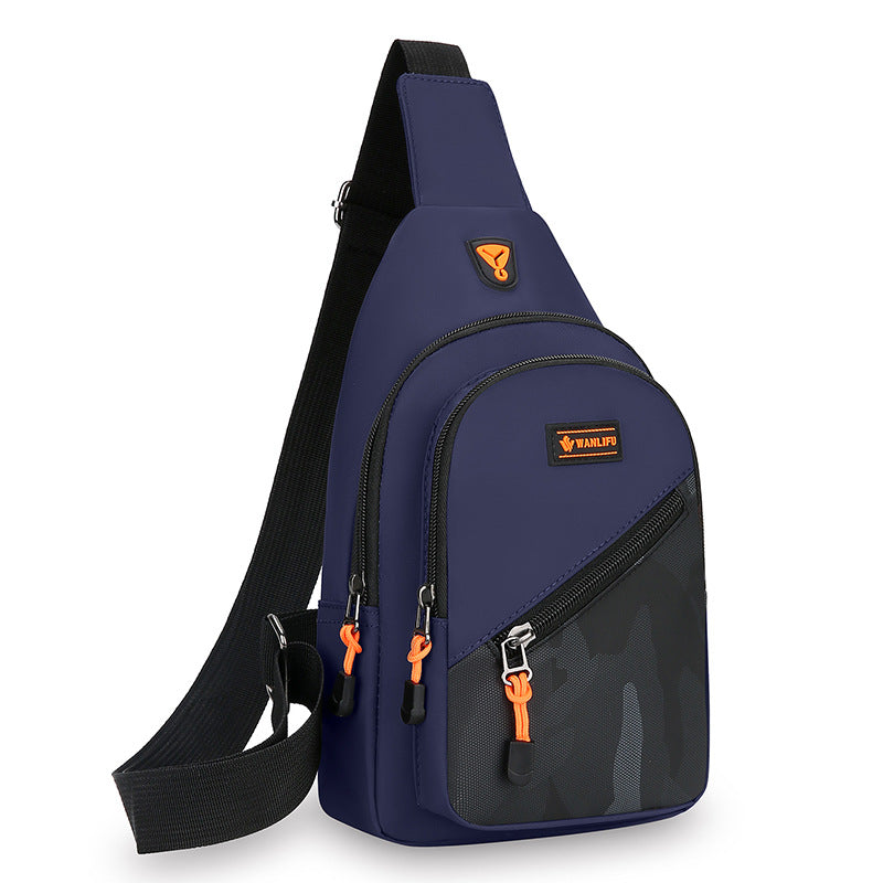 Men's Versatile Leisure Oxford Cloth Cross Body Men's Chest Bags