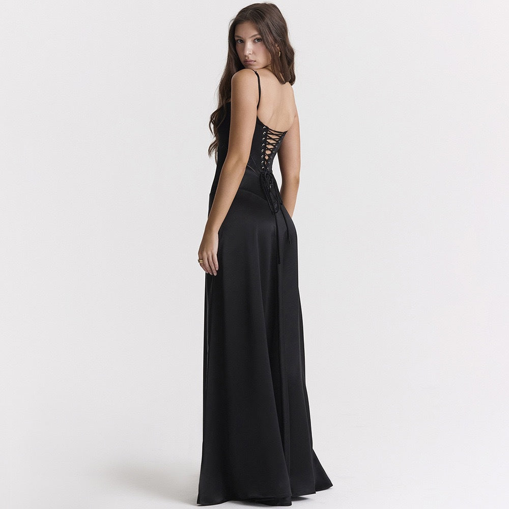 Slim Fit Exquisite Jacquard Full Lining Dresses