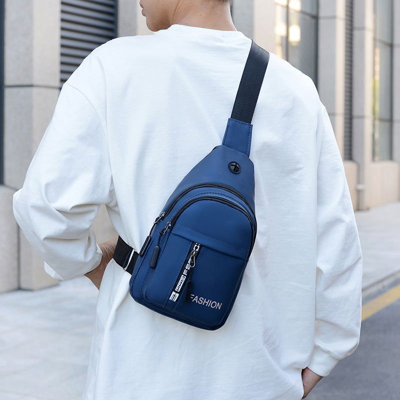 Men's Graceful Waterproof Portable For Derm Men's Chest Bags