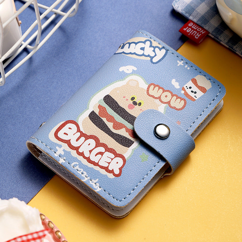 Mary Cartoon Cute Large Capacity Multiple Slots Card Holder