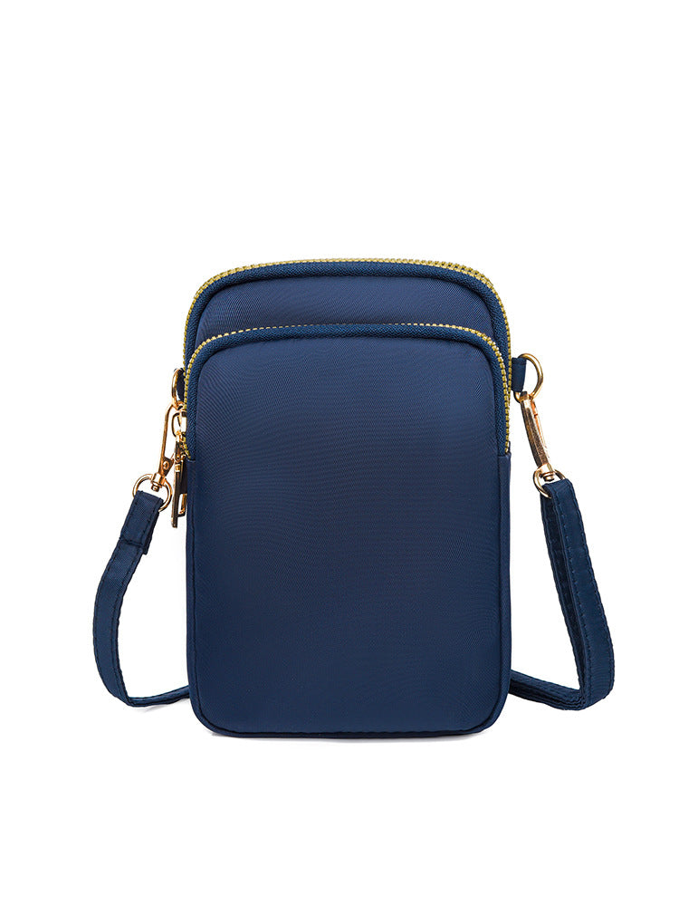 Women's Mobile Mini Canvas Trendy Vertical Zero Phone Bags