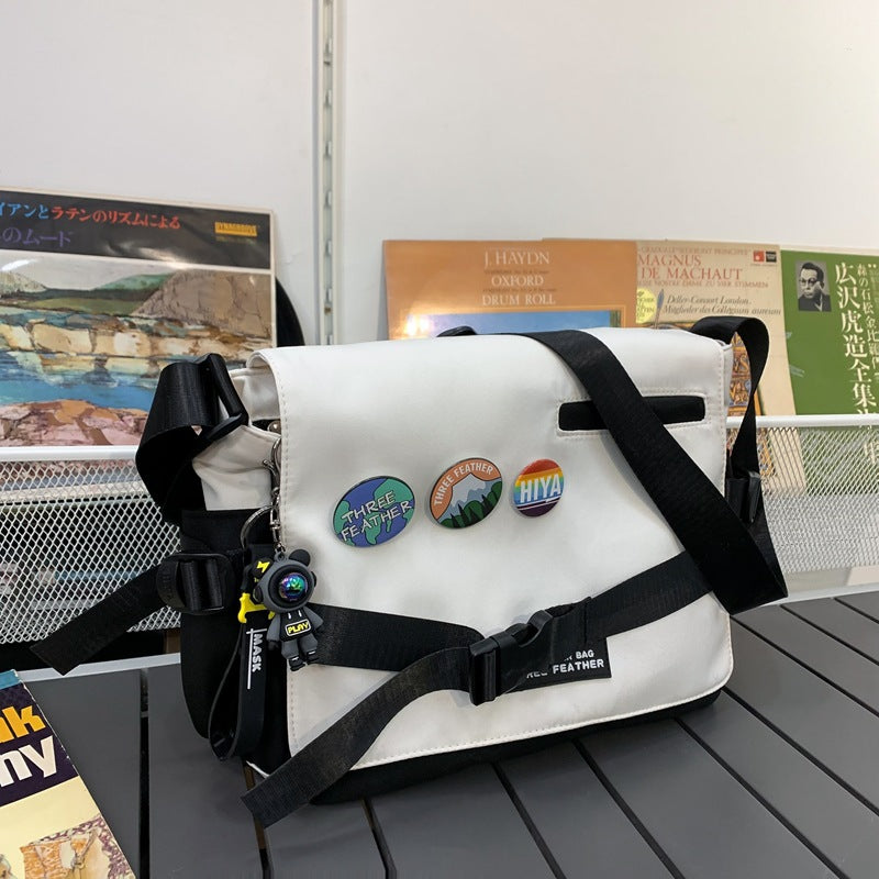 Men's Trendy Large Capacity Style Simple College Men's Messenger Bags