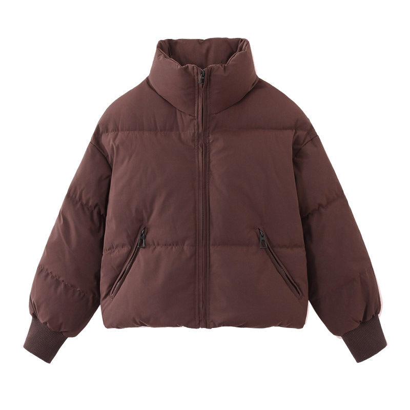 Women's Puffer Stand Collar Slimming Loose Warm Coats