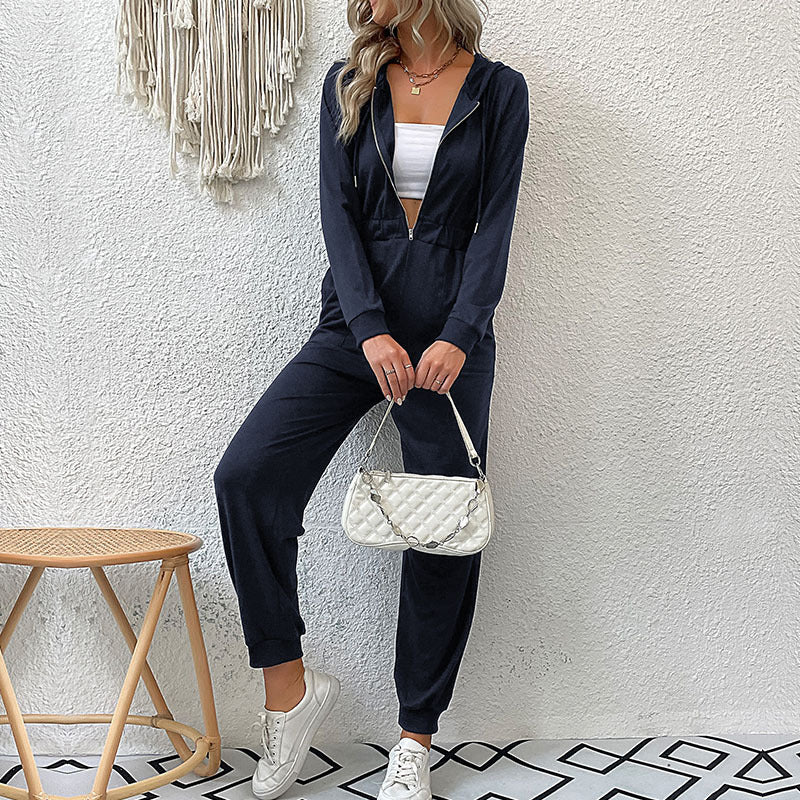 Women's Pretty Solid Color Tooling Casual Jumpsuits