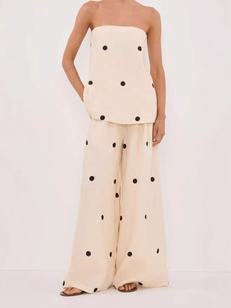 Women's Tube Fashion Casual Polka Dot For Suits
