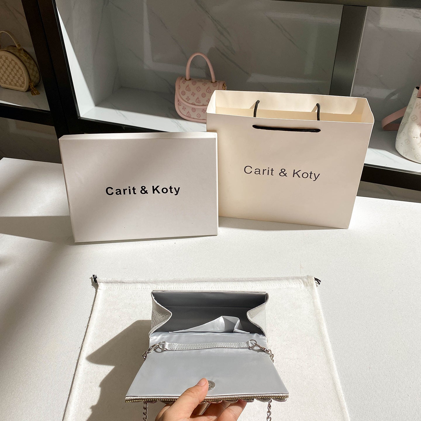 Pretty Durable Graceful Dinner High-grade Cat Handbags