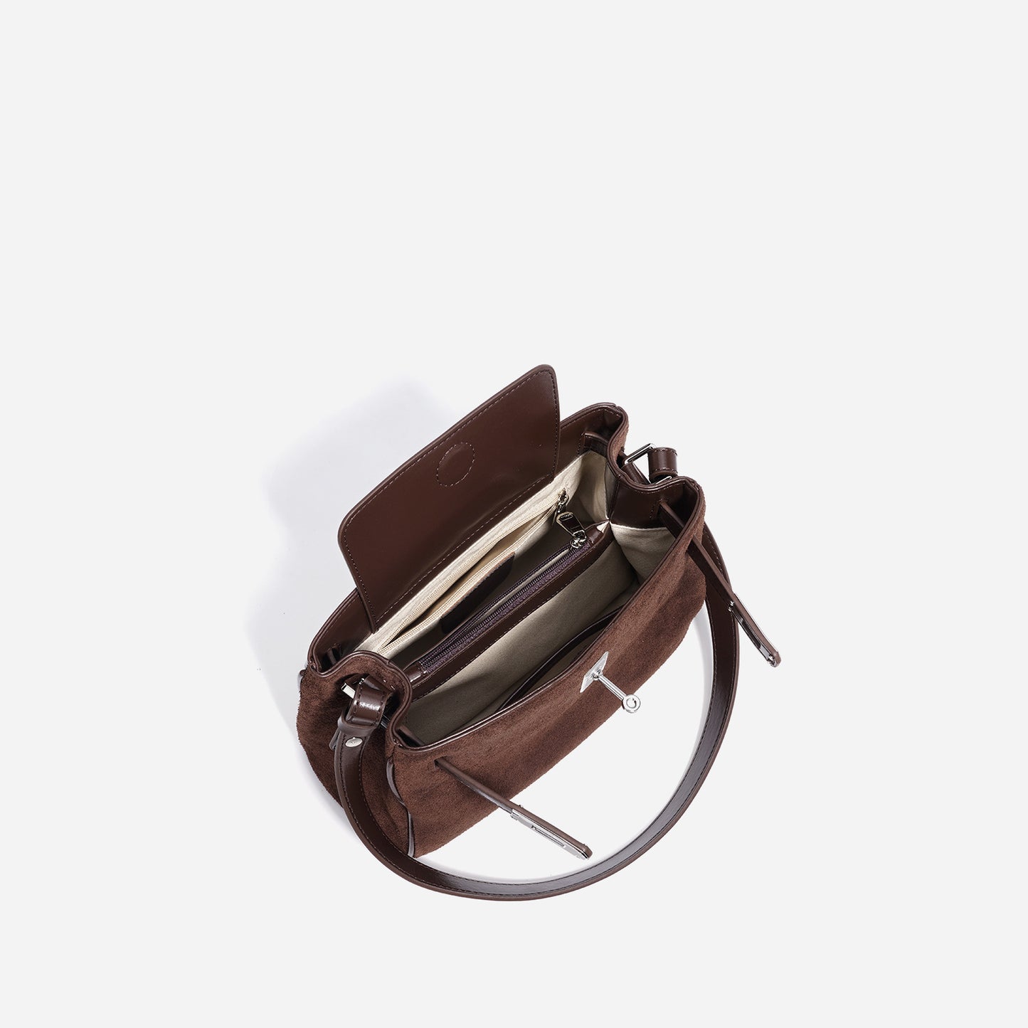 Women's Frosted Cowhide Underarm Commuter Genuine Leather Crossbody Bags