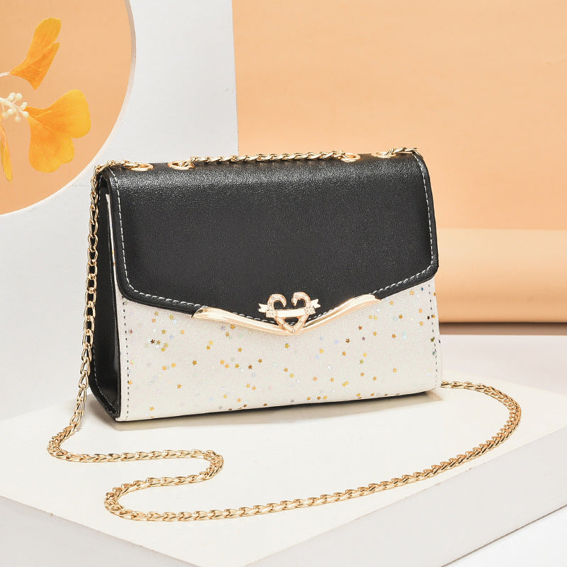 Women's Versatile Sequined Korean Style Mobile Crossbody Bags