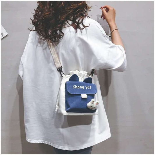 Beautiful Canvas Female Cute Artistic Mobile Shoulder Bags