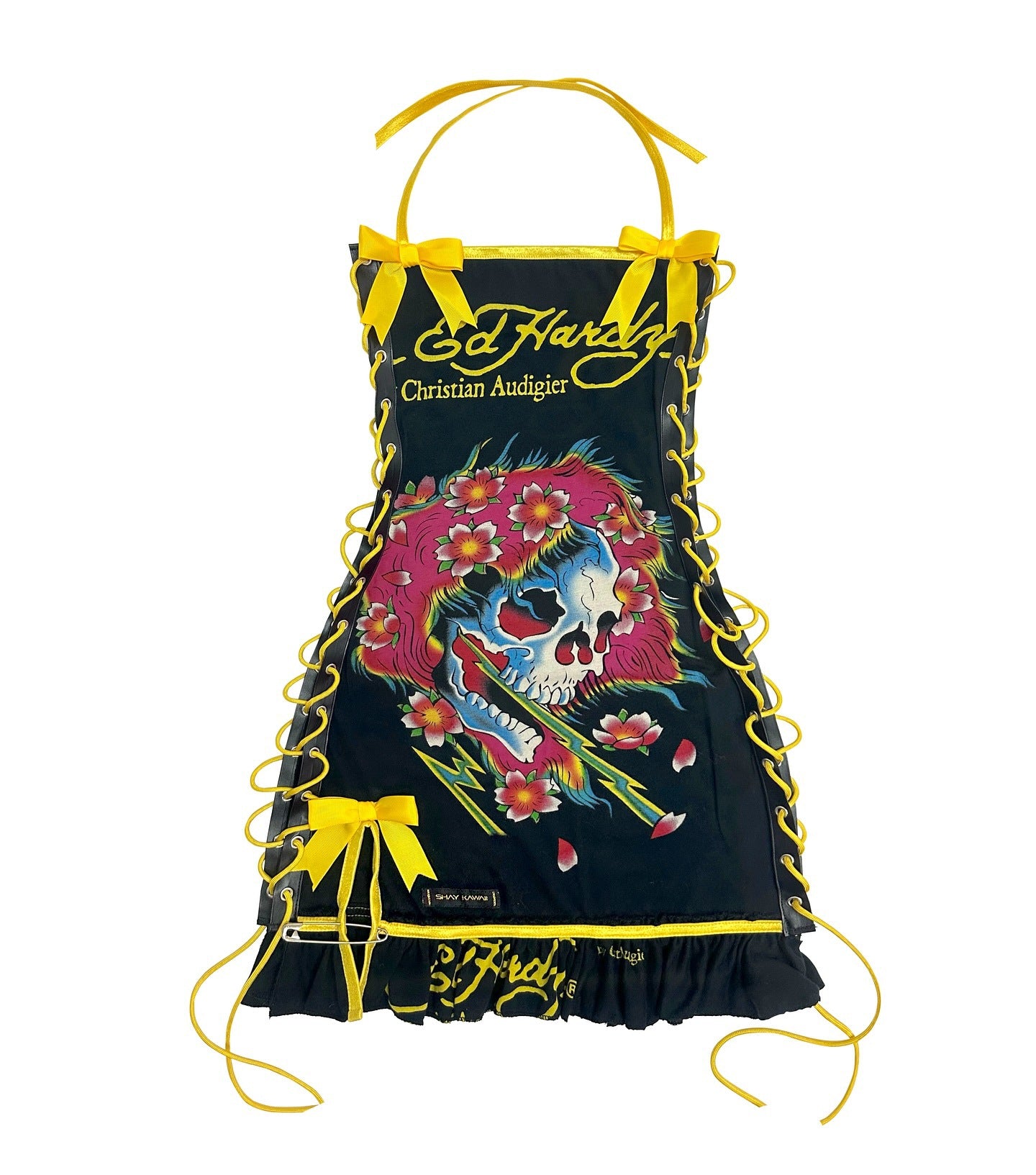 Fashion Retro Halloween Skull Positioning Printing Tops